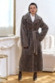 Женская длинная шуба из меха норки фото