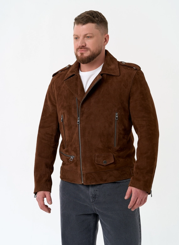 Мужская куртка из натуральной замши