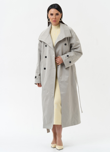 Длинный женский плащ 