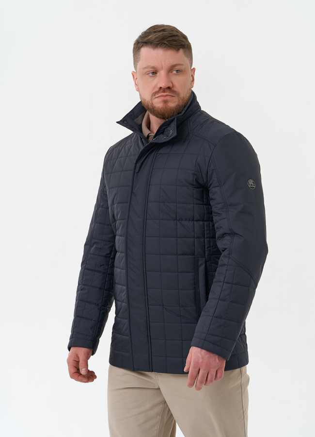 Мужская куртка синего цвета модель № 29904 универмаг малина