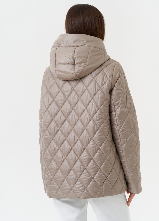 Женская куртка с капюшоном модель № 27872 универмаг малина